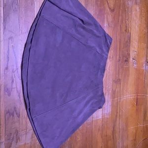 brown velvet skirt